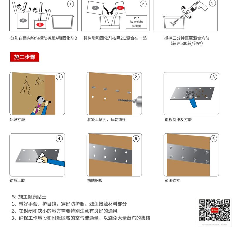 包钢金湾粘钢加固施工过程